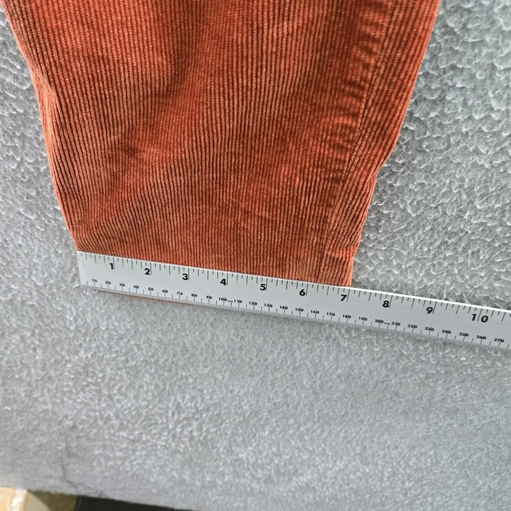 Pilcro Women Pants 26‎ Rust Overalls Corduroy The Wanderer Overall 28